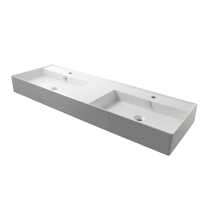 LAVABO SUSPENDIDO ESSENCE C SENO DOBLE BLANCO