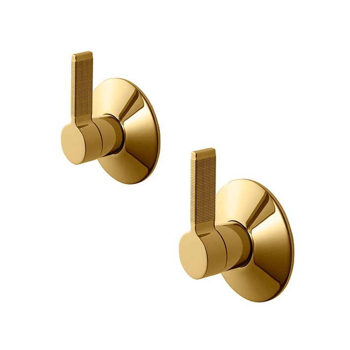 JUEGO LLAVES PASO LIGNAGE LUXE ENCASTRE ORO