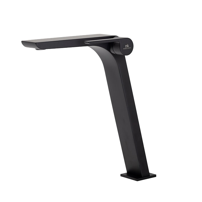 MONOMANDO OXO LAVABO CAÑO ALTO SIN DESAGUE NEGRO