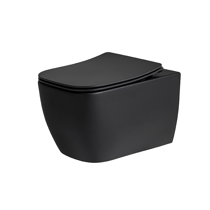 INODORO SUSPENDIDO LOUNGE N RIMLESS NEGRO MATE