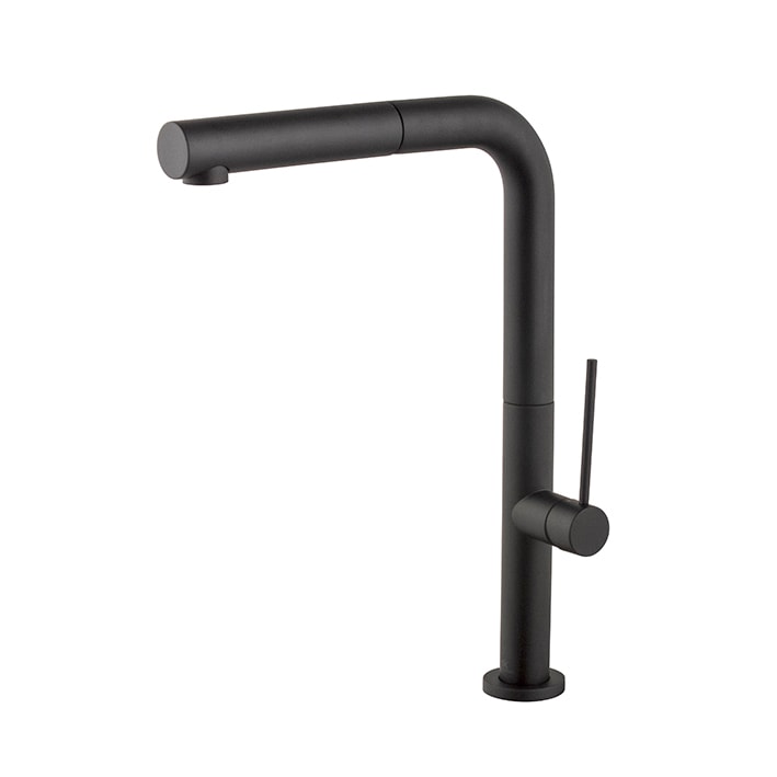 MONOMANDO BRIDGE SLIM FREGADERO DUCHETA EXTRAIBLE NEGRO