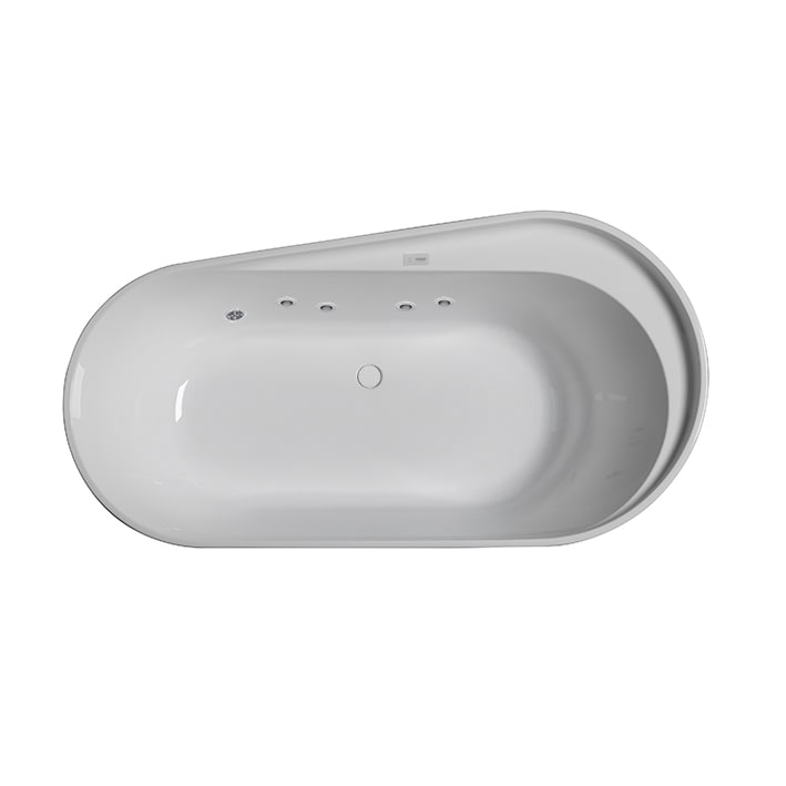BAÑERA LIEM CARE CENTER BLANCO BRILLO BLANCO 185X95