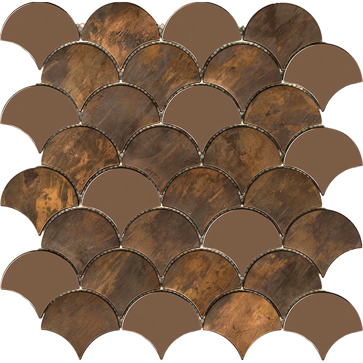 DROP COPPER BRUSHED 29.6X29.5X0.8