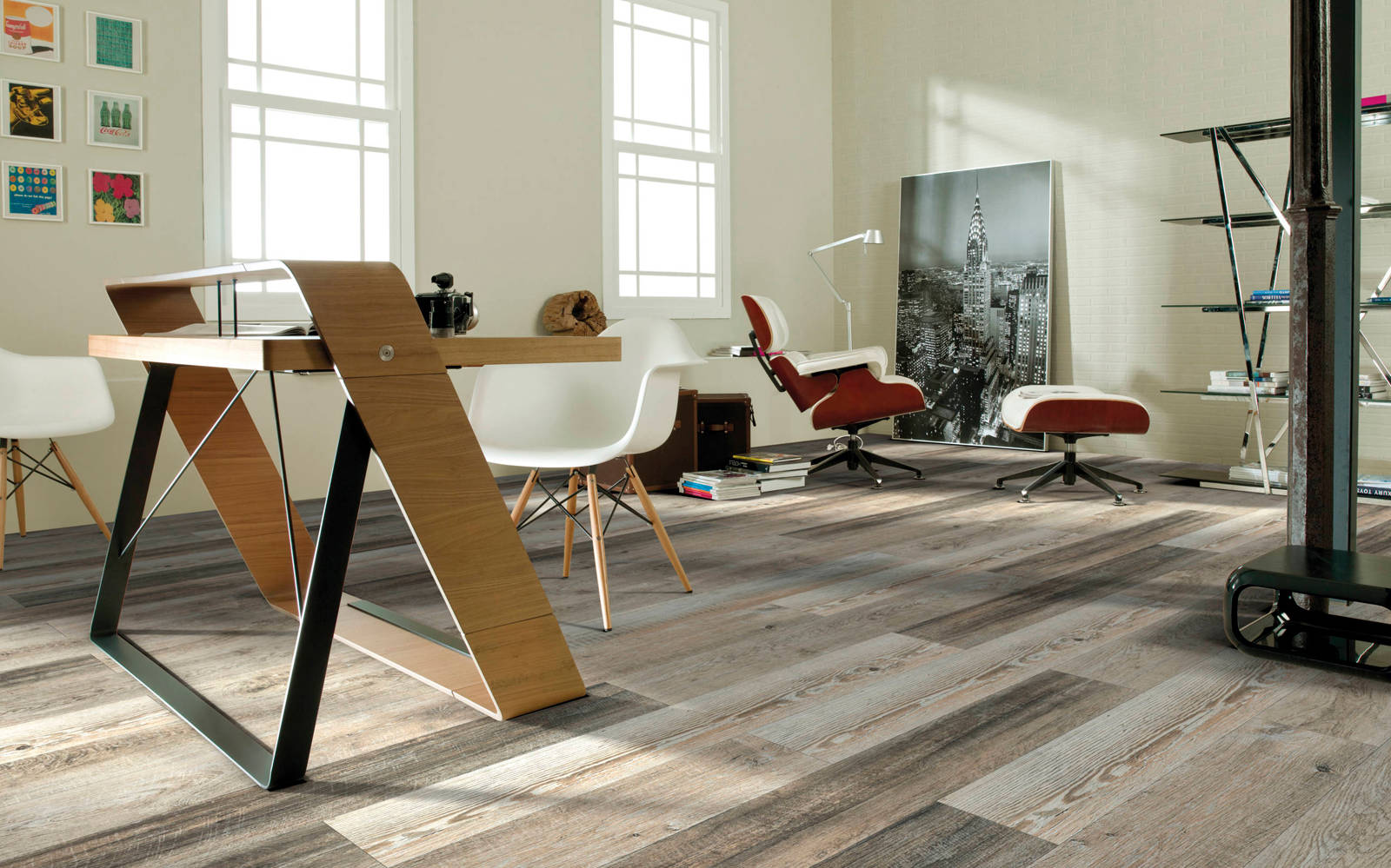 Laminate flooring Genuine 1L Great Basin 19 cm x 125,7 cm x 0,8 cm - Porcelanosa
