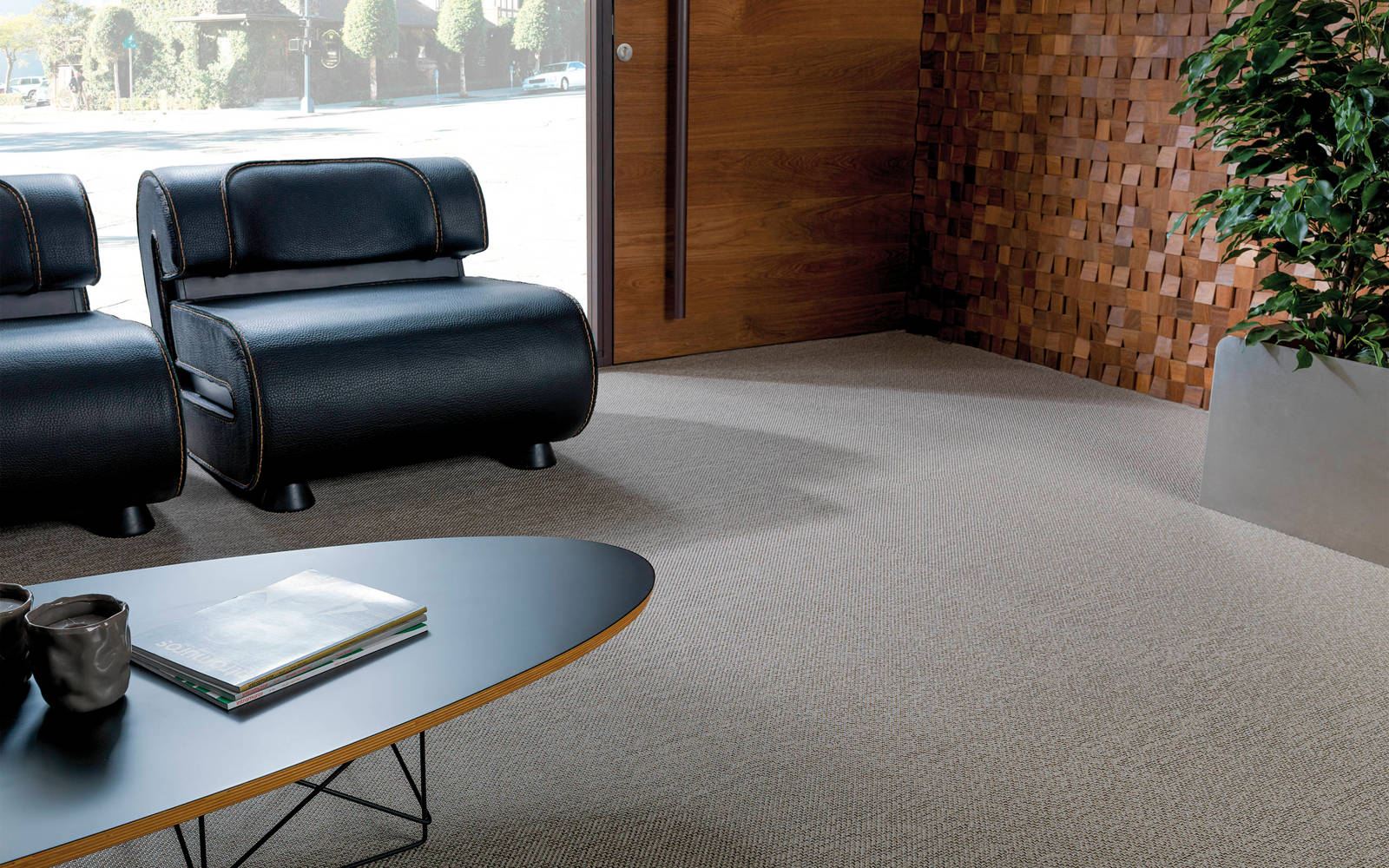 Suelo vinílico Linkfloor Contract Clay 91,3 cm x 30,3 cm x 0,57 cm - Porcelanosa