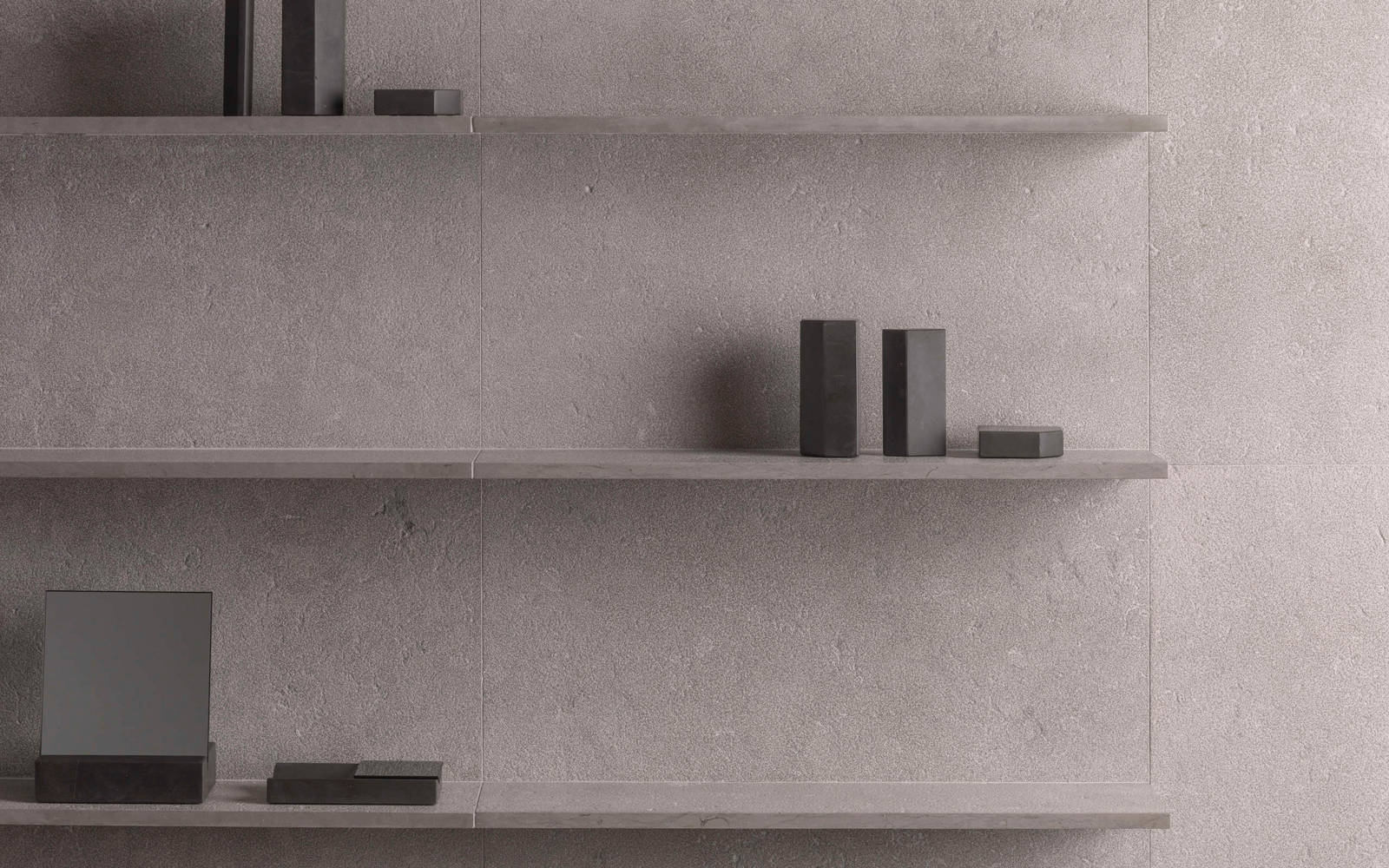 Revestimiento piedra natural Amsterdam Grey Sand 80 cm x 80 cm x 2 cm - Porcelanosa