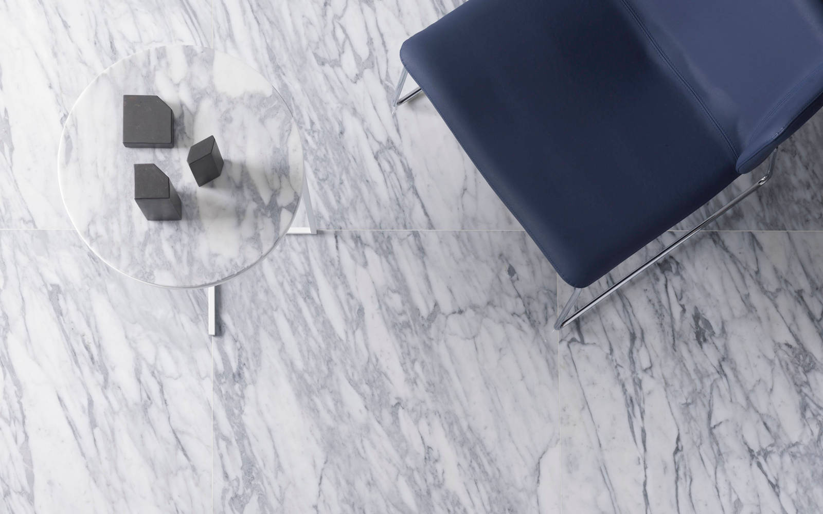 Sol : pierre naturelle Blanco Carrara Pulido 30 cm x 60 cm x 1,5 cm - Porcelanosa