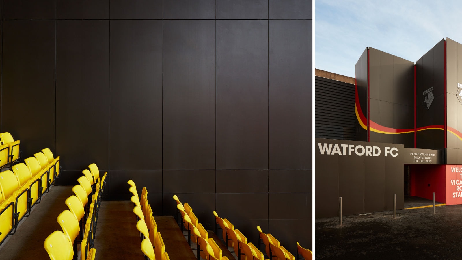Керамические фасады Vicarage Road Stadium (Watford, United Kingdom) - Porcelanosa