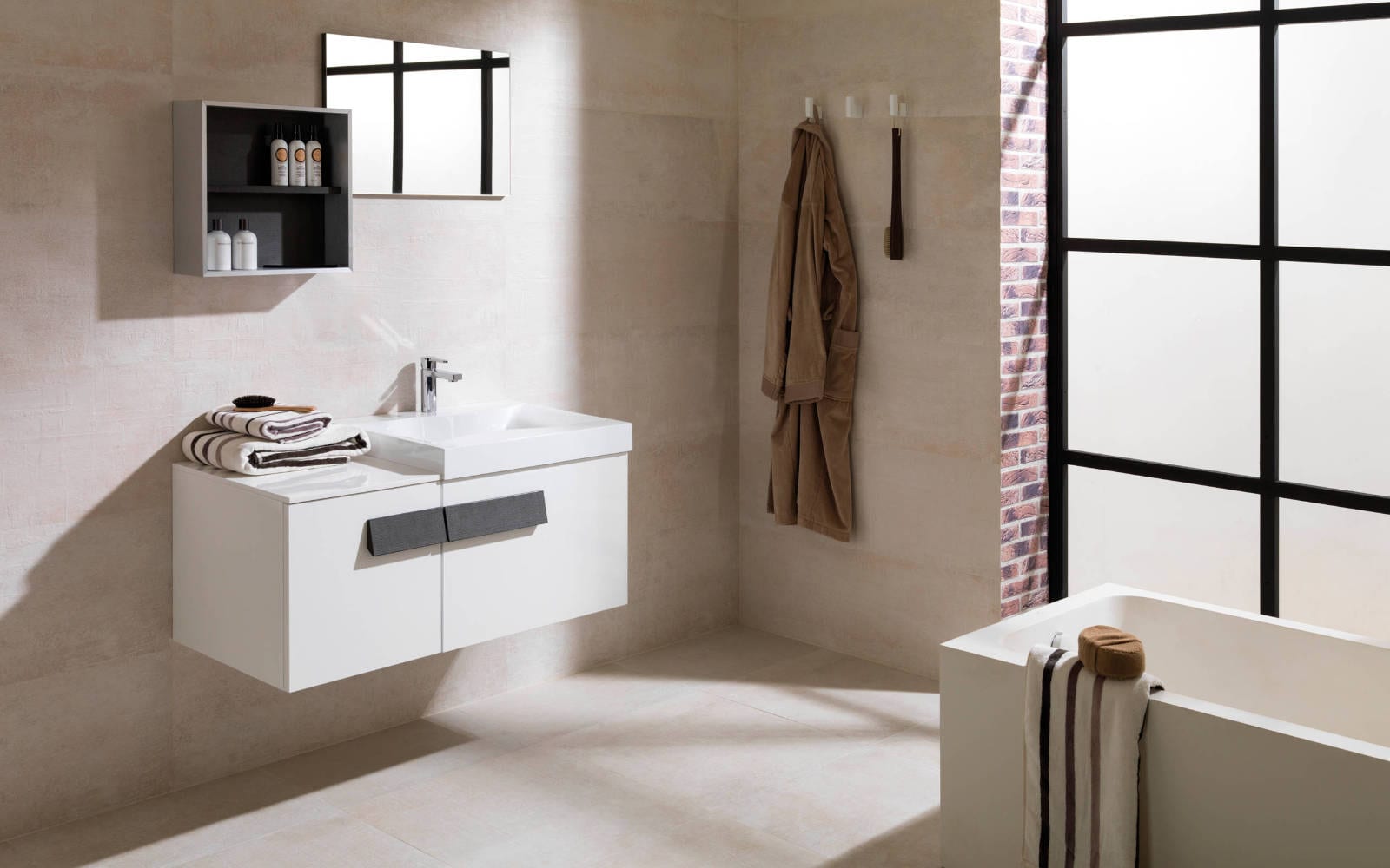 Mobilier salles de bains Flow Blanco - Porcelanosa