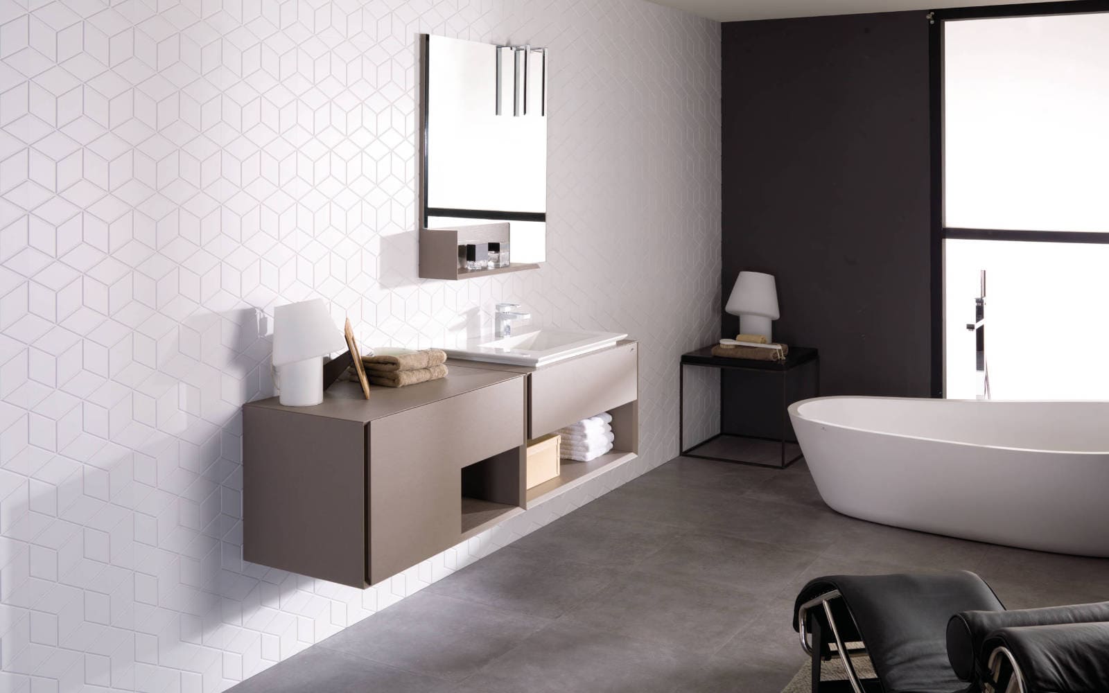 Mobilier salles de bains In Roble Sabana - Porcelanosa