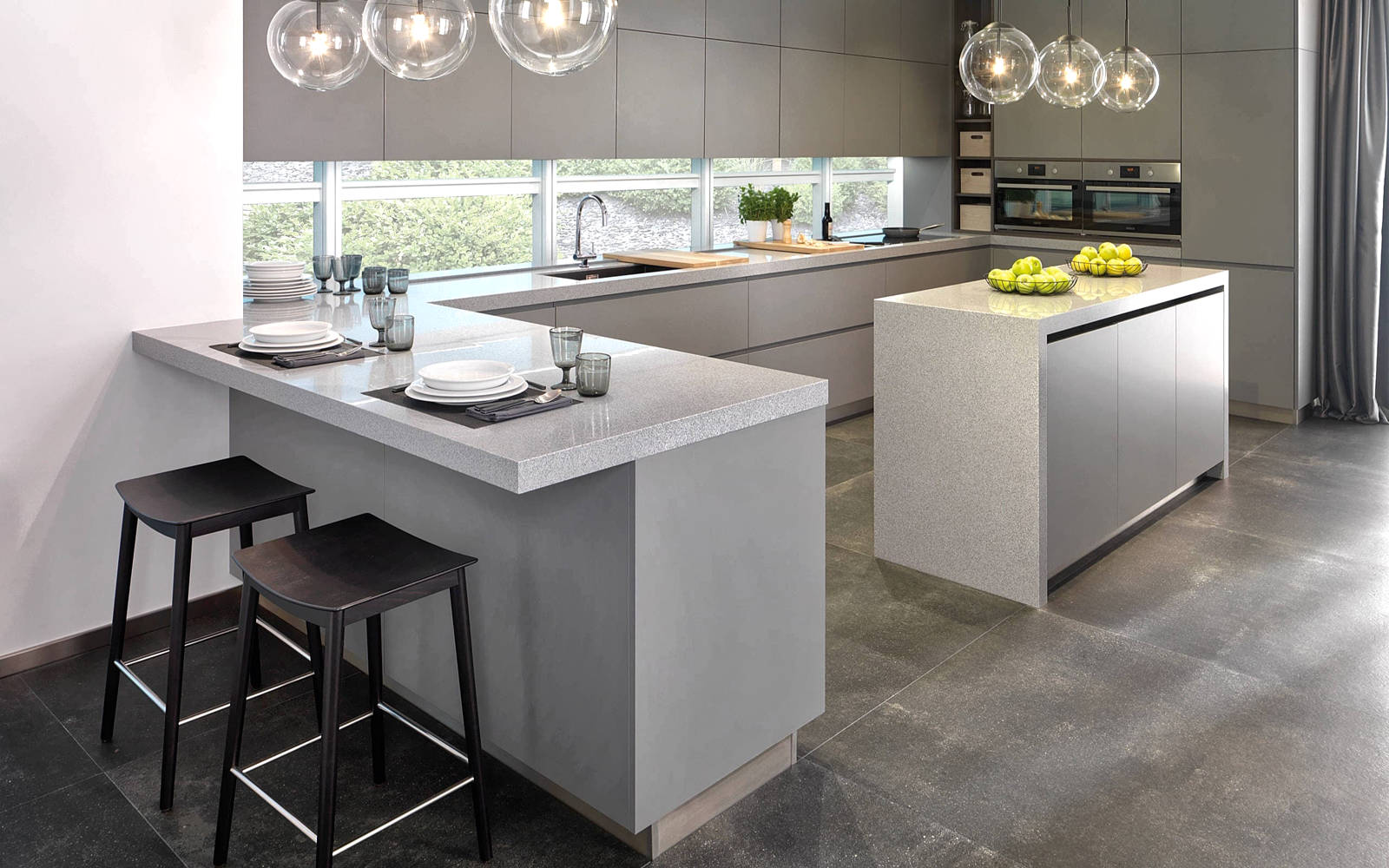 Mobiliario de cocina R3.70 · R3.10 Wind Mate · Eucalyptus Smutty - Porcelanosa