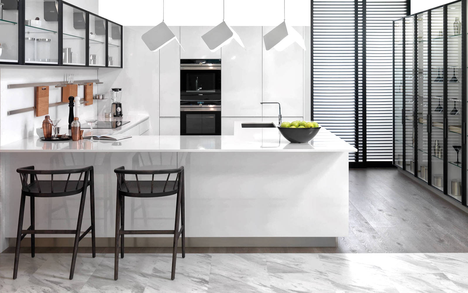 Mobiliario de cocina R4.70 Blanco Sal - Porcelanosa
