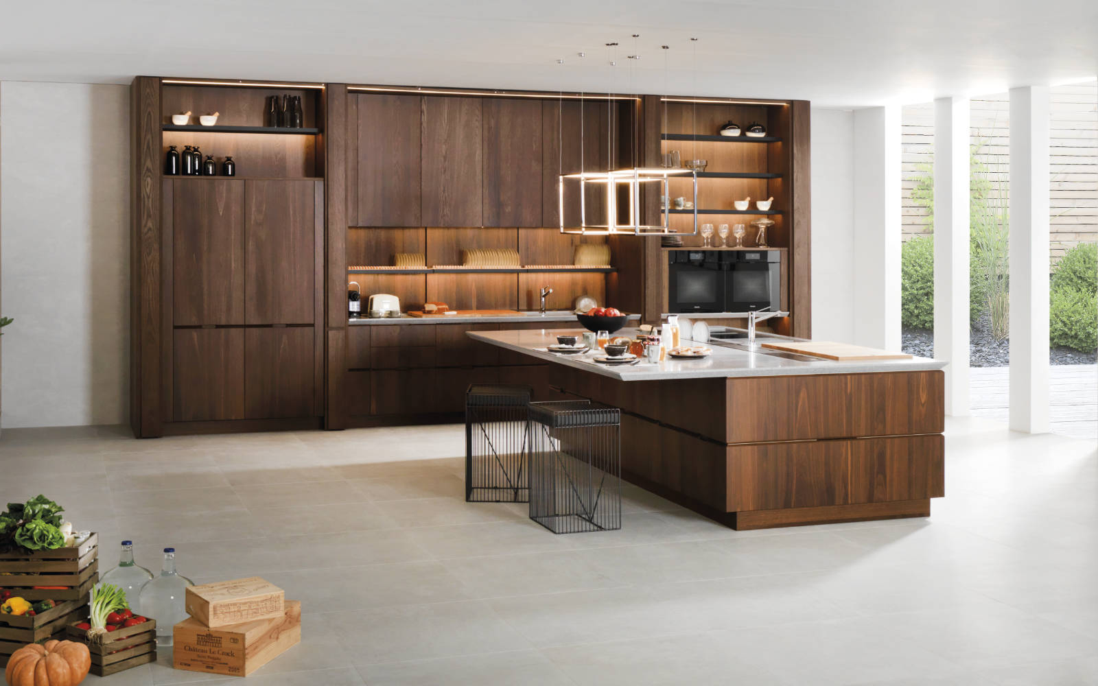 Mobiliario de cocina E6.00 Roble Torrefacto - Porcelanosa