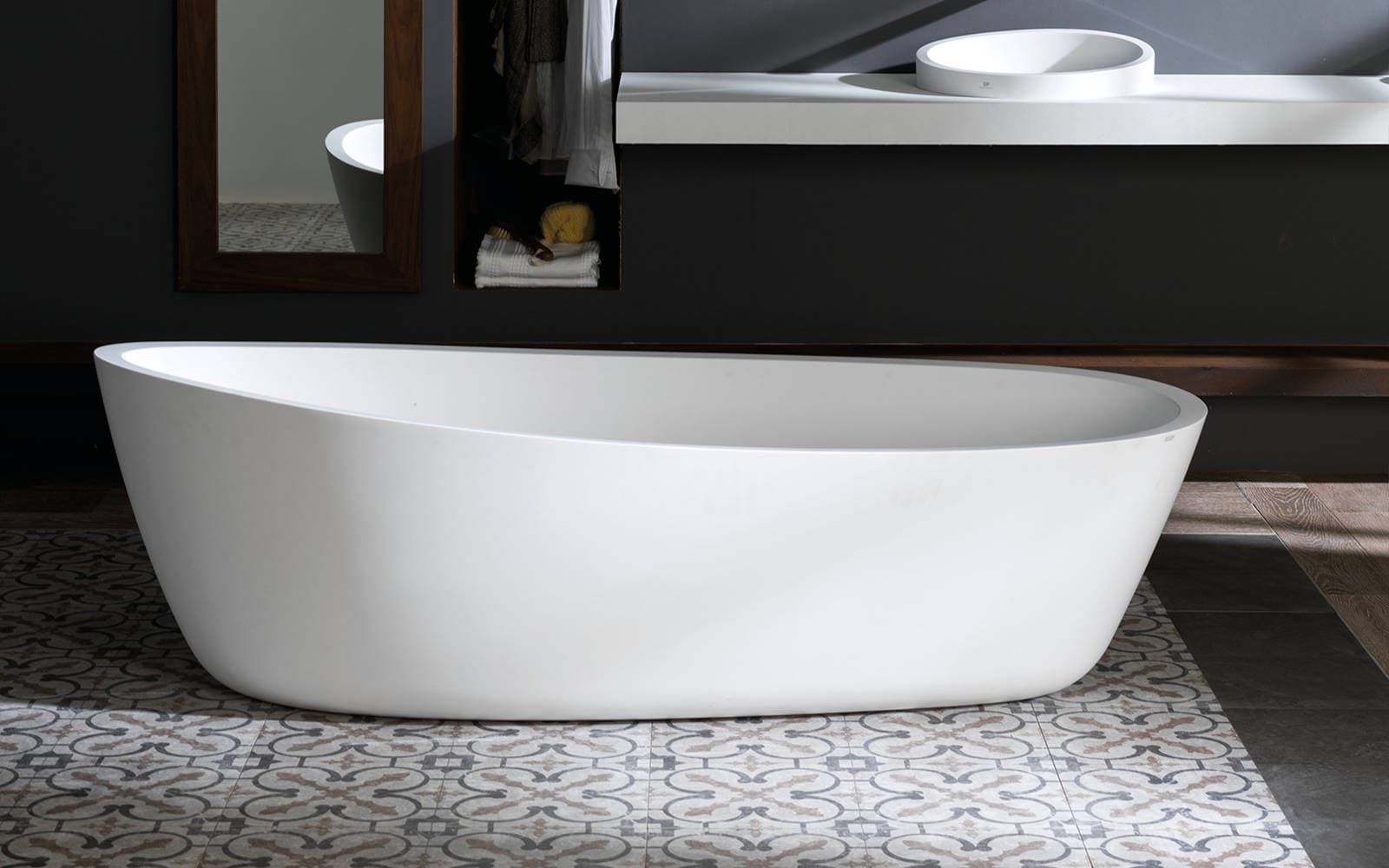 אמבטיה Almond 180 cm x 95 cm KRION® - Porcelanosa