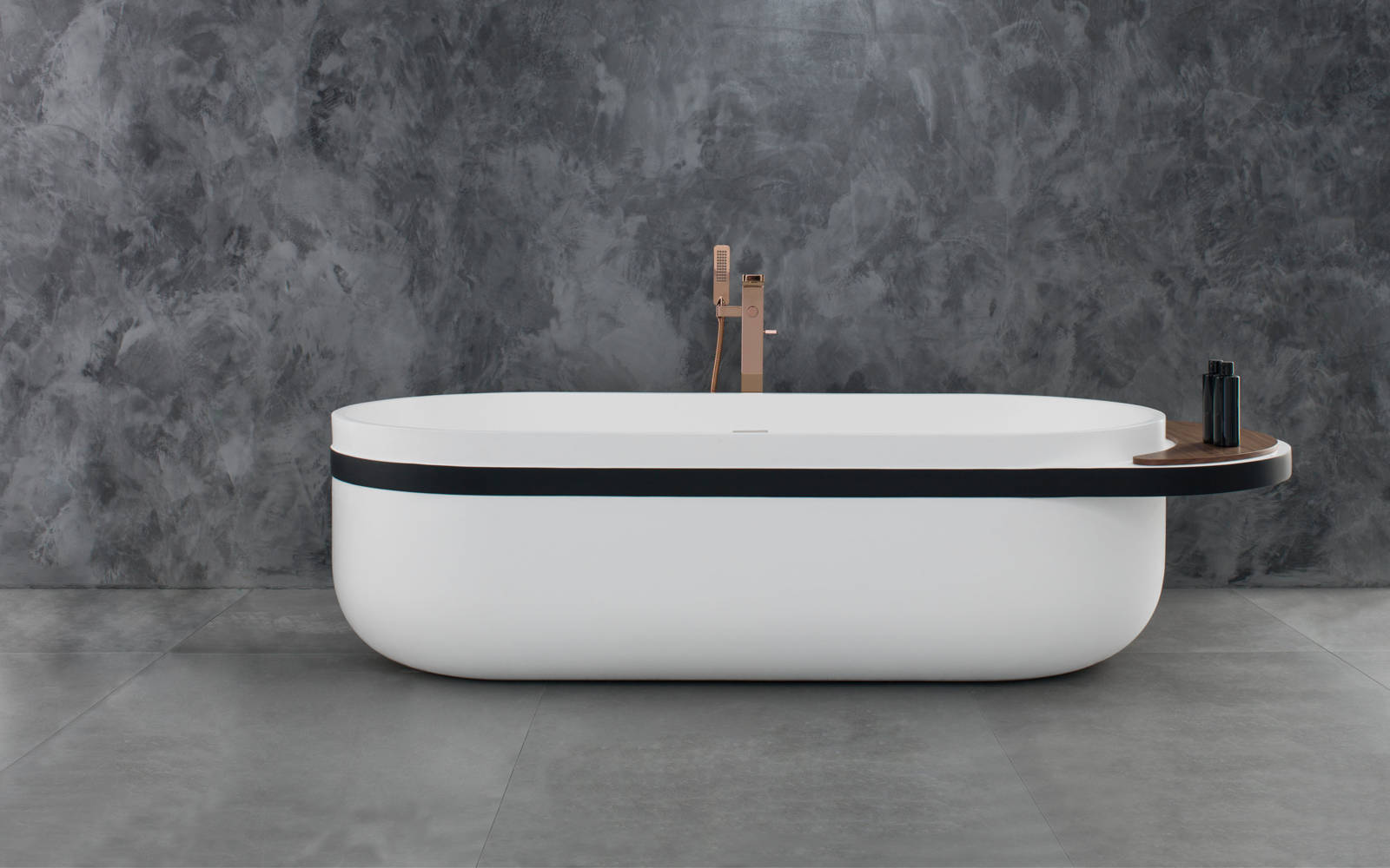 אמבטיה Aro 195 cm x 80 cm KRION® – Nogal Natural - Porcelanosa