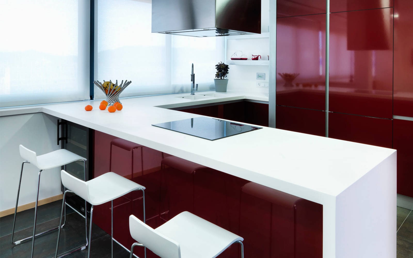 Top da cucina KRION® 1100 Snow White  - Porcelanosa