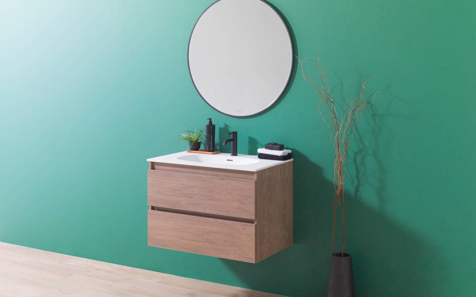 Lavabi Smart 80 cm x 50 cm KRION® - Porcelanosa
