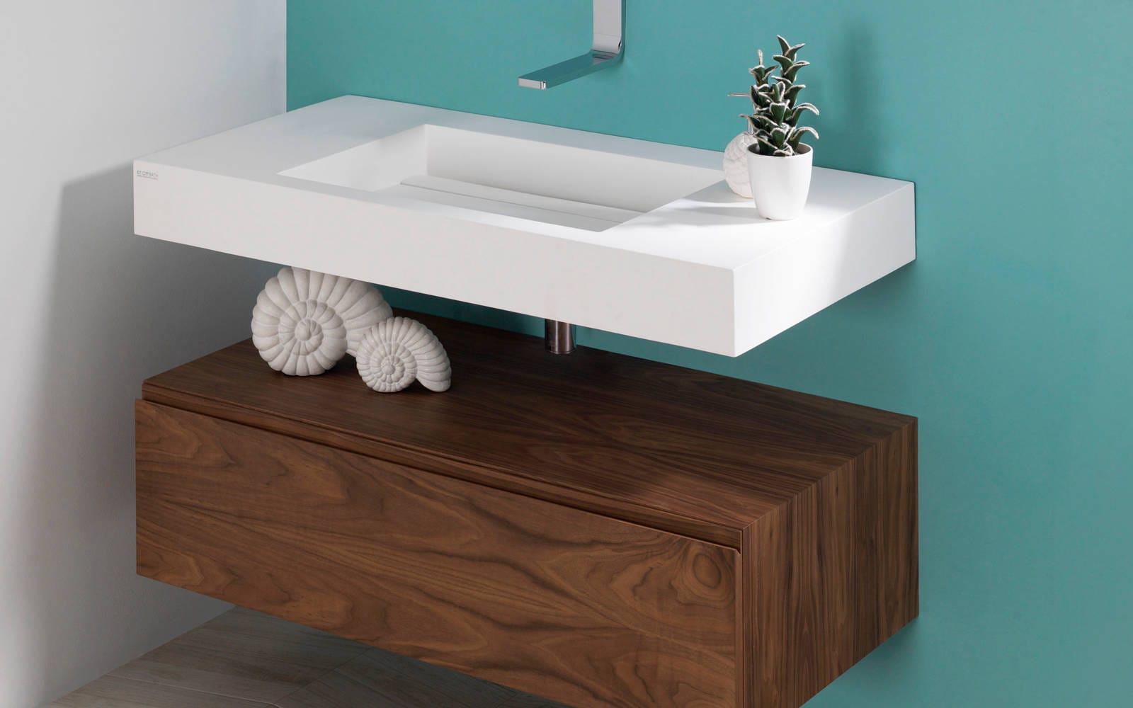 Lavabo Ras 110 cm x 54 cm KRION® - Porcelanosa