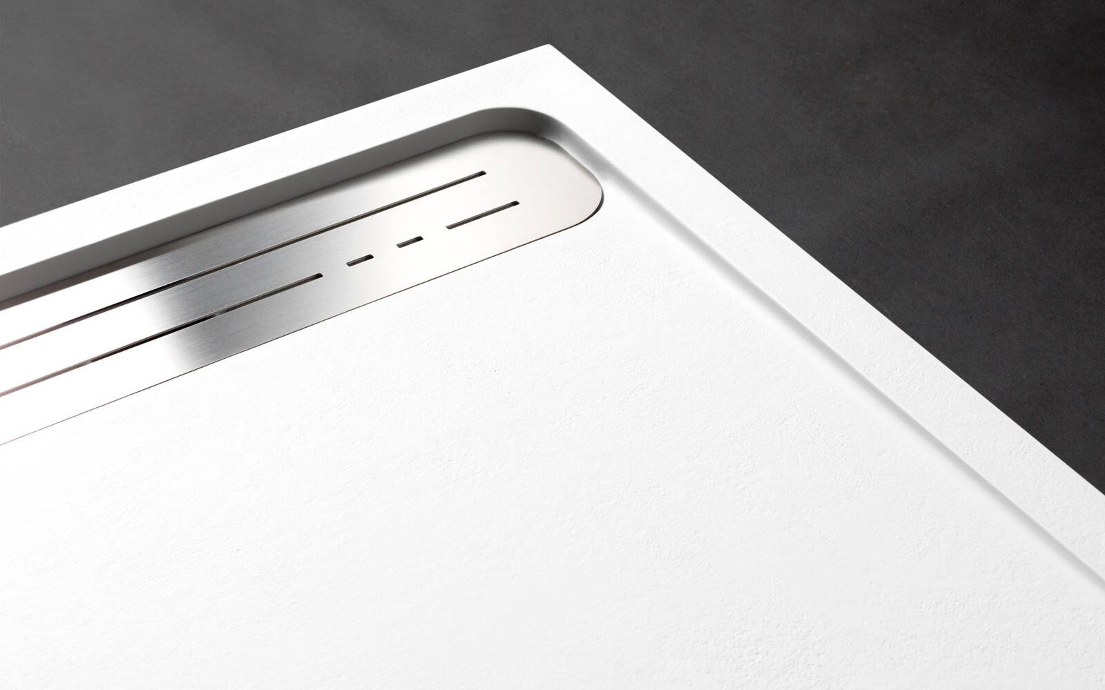 Piatto doccia Slope KRION Shell® – Silk Blanco - Porcelanosa