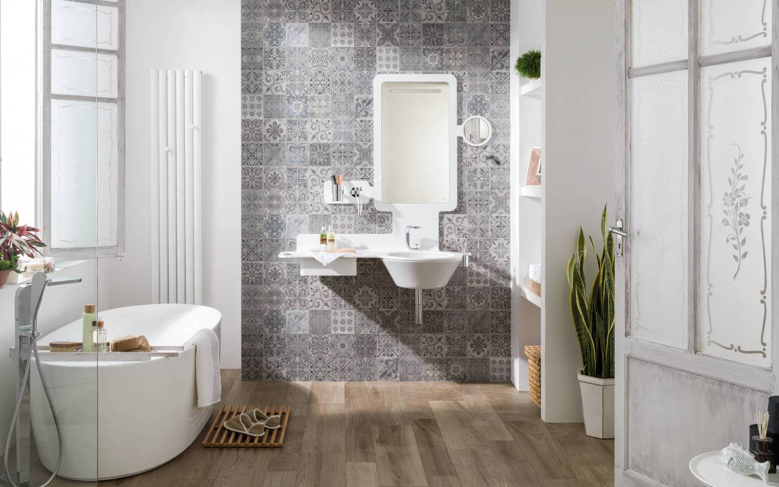 Revestimiento cerámico Antique Blue 33,3 cm x 100 cm - Porcelanosa