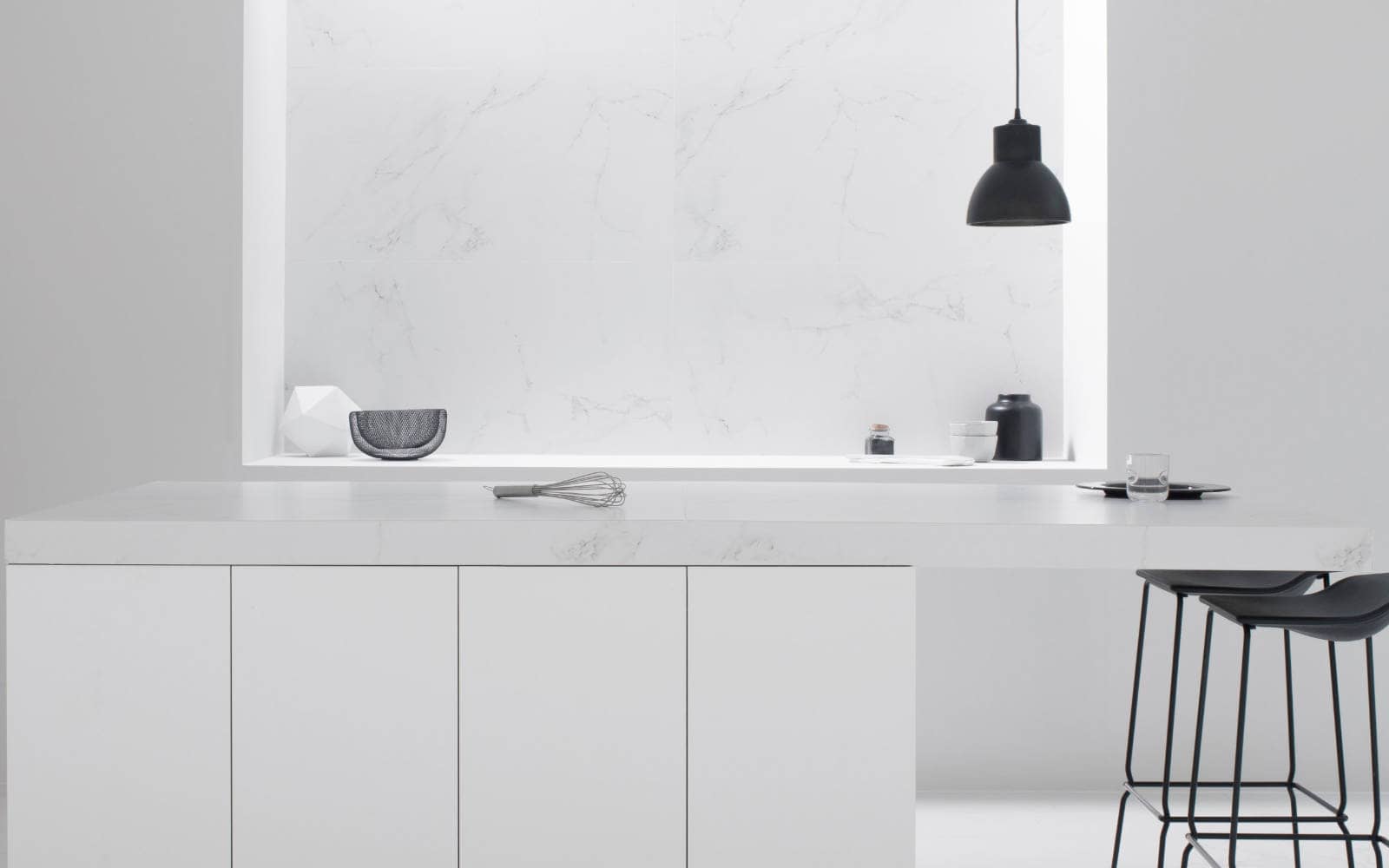 Rivestimenti in porcellanato tecnico Carrara Blanco Pulido 59,6 cm x 120 cm - Porcelanosa