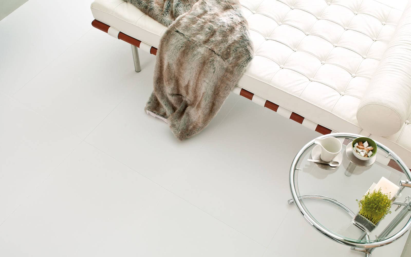 Pavimento STON-KER® Extreme White 59,6 cm x 120 cm - Porcelanosa