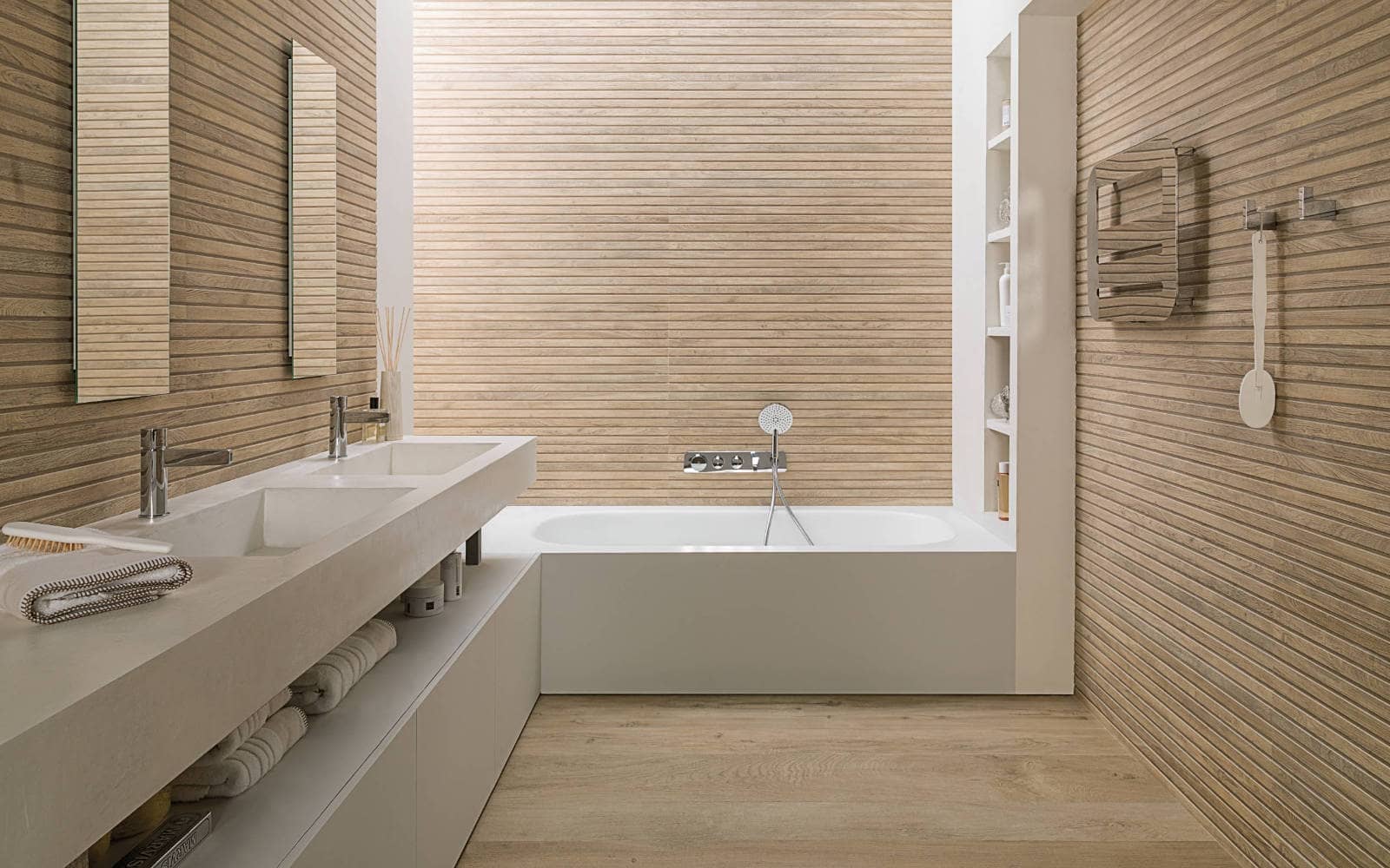 Revestimento cerâmico Lexington Maple 45 cm x 120 cm - Porcelanosa