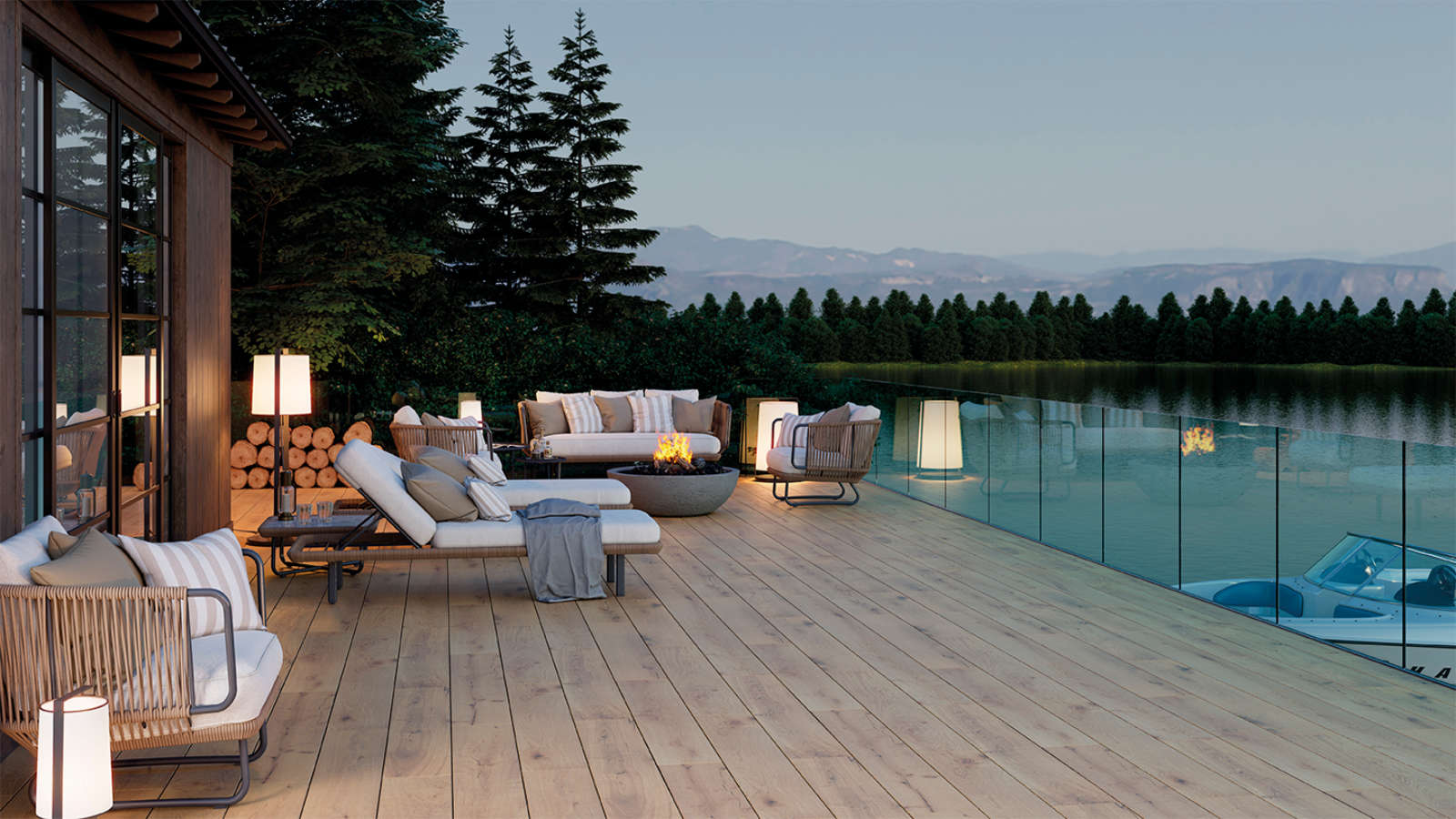 PAR-KER® напольное покрытие Vancouver Sand 25 cm x 150 cm - Porcelanosa