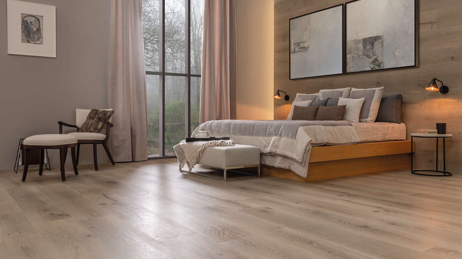 PAR-KER® напольное покрытие Vancouver Moka 25 cm x 150 cm - Porcelanosa