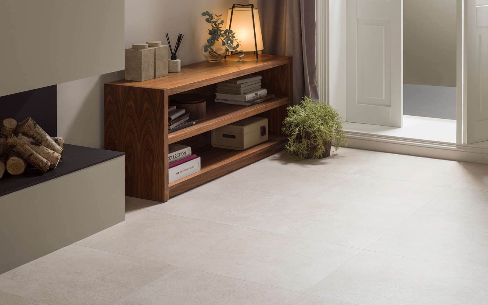 Piso porcelanato Vela Natural 59,6 cm x 59,6 cm - Porcelanosa