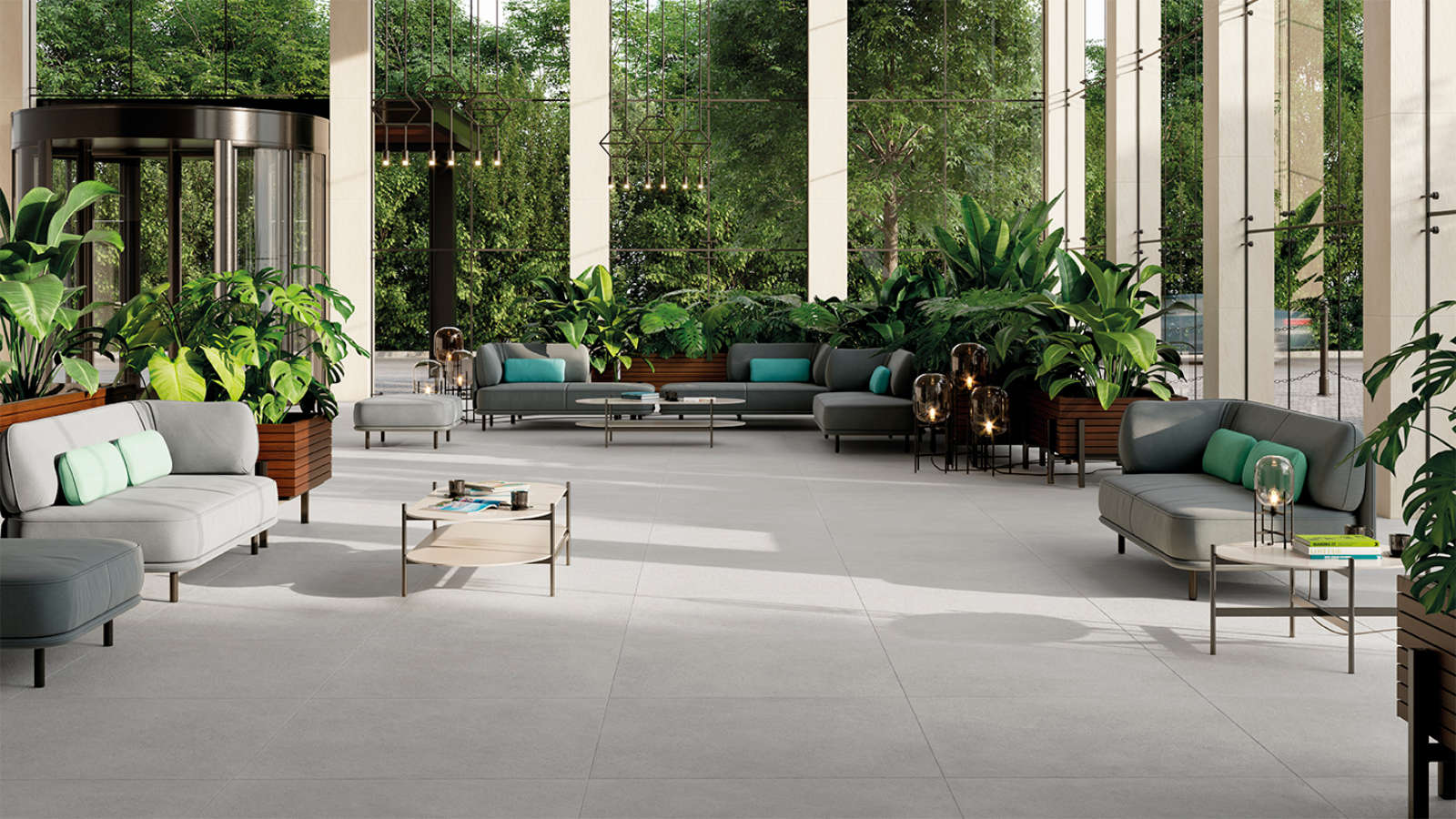 Piso STON-KER® Vela Smoked 100 cm x 100 cm - Porcelanosa