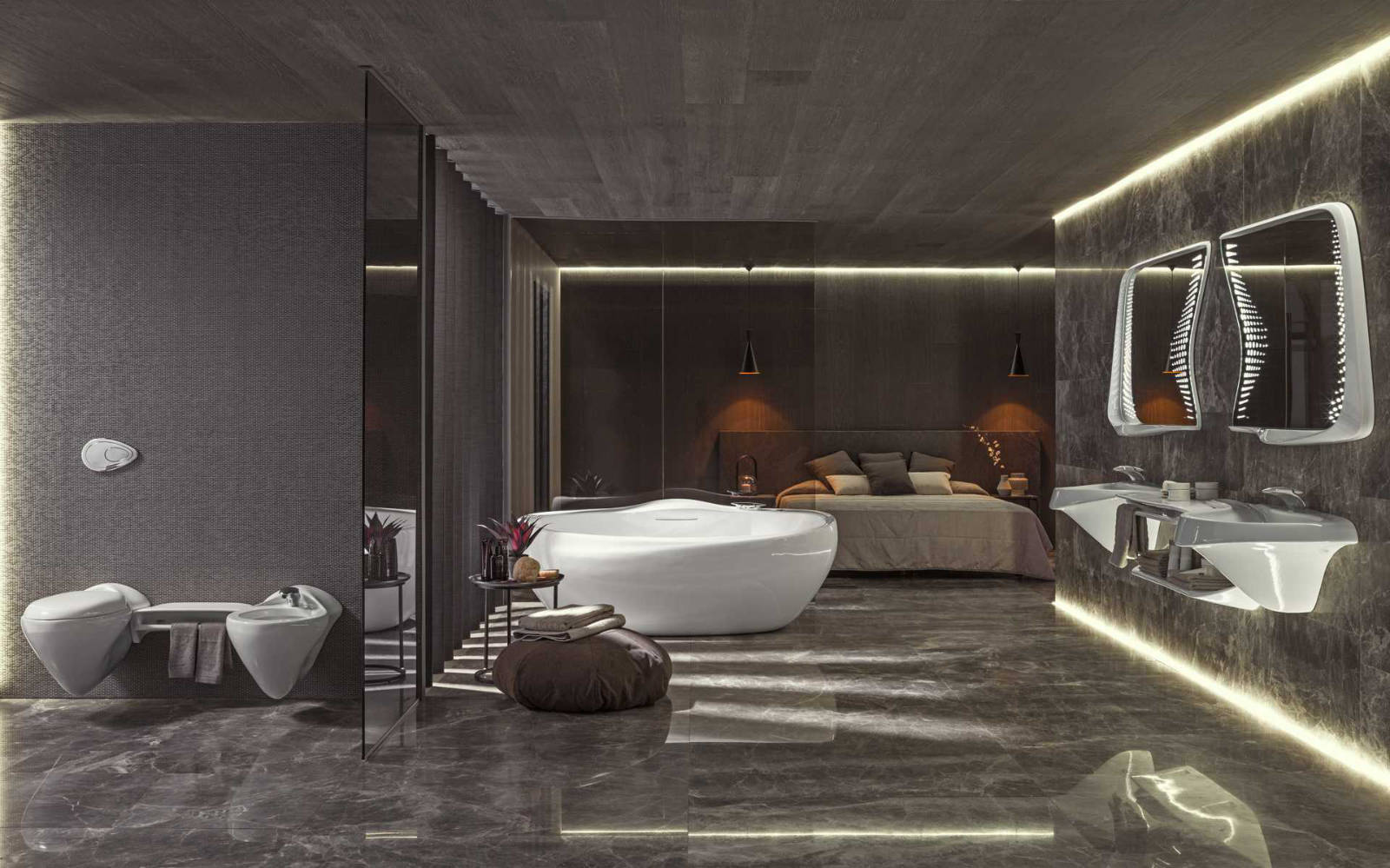 אמבטיה Bañera freestanding Vitae - Porcelanosa