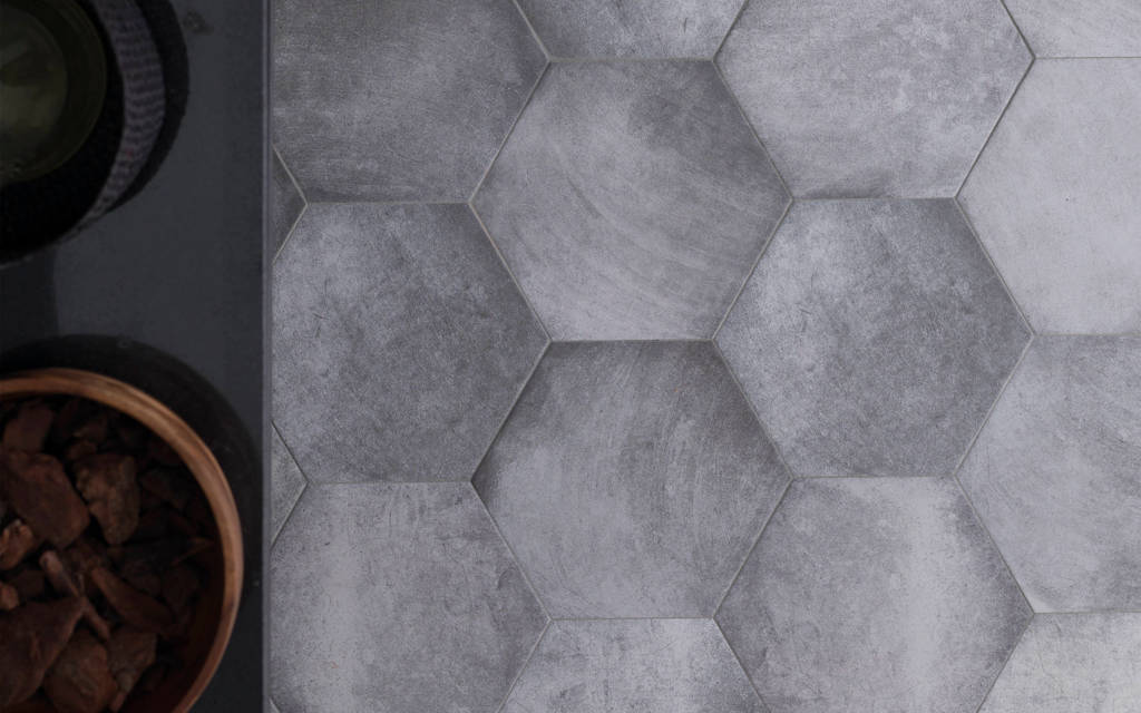Pavimenti in ceramica Basalt Anthracite 17,3 cm x 20 cm x 0,8 cm - Porcelanosa