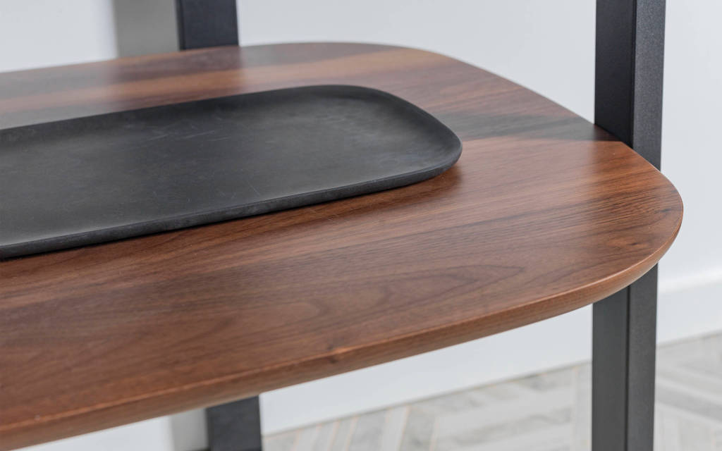 Bathroom accessories Balda Bandeja L Habana Dark 21,5 cm x 37 cm x 1,4 cm - Porcelanosa