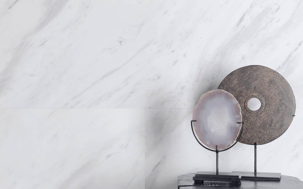 Dalles vinyle Linkfloor Rock White 45 cm x 90 cm x 0,55 cm - Porcelanosa