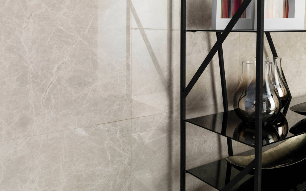 Revestimiento piedra natural Nairobi Grey Pulido 40 cm x 80 cm x 1,5 cm - Porcelanosa