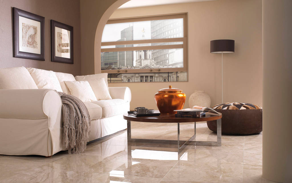 Piso piedra natural Persian White Pulido 40 cm x 80 cm x 2 cm - Porcelanosa