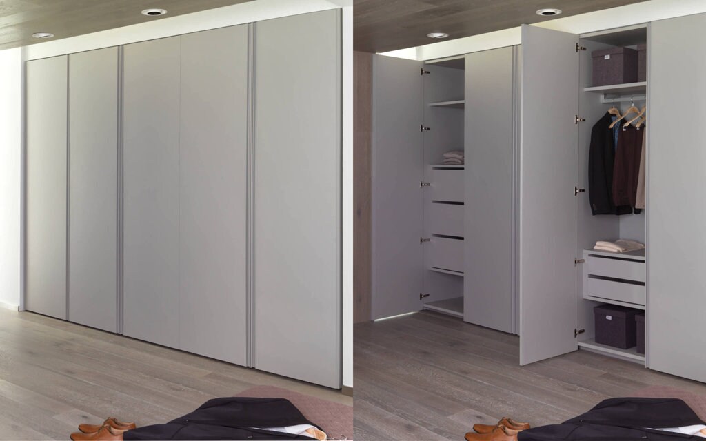 Closet emotions E6 Roble Torrefacto · Cristal Bronce · Negro Sable - Porcelanosa