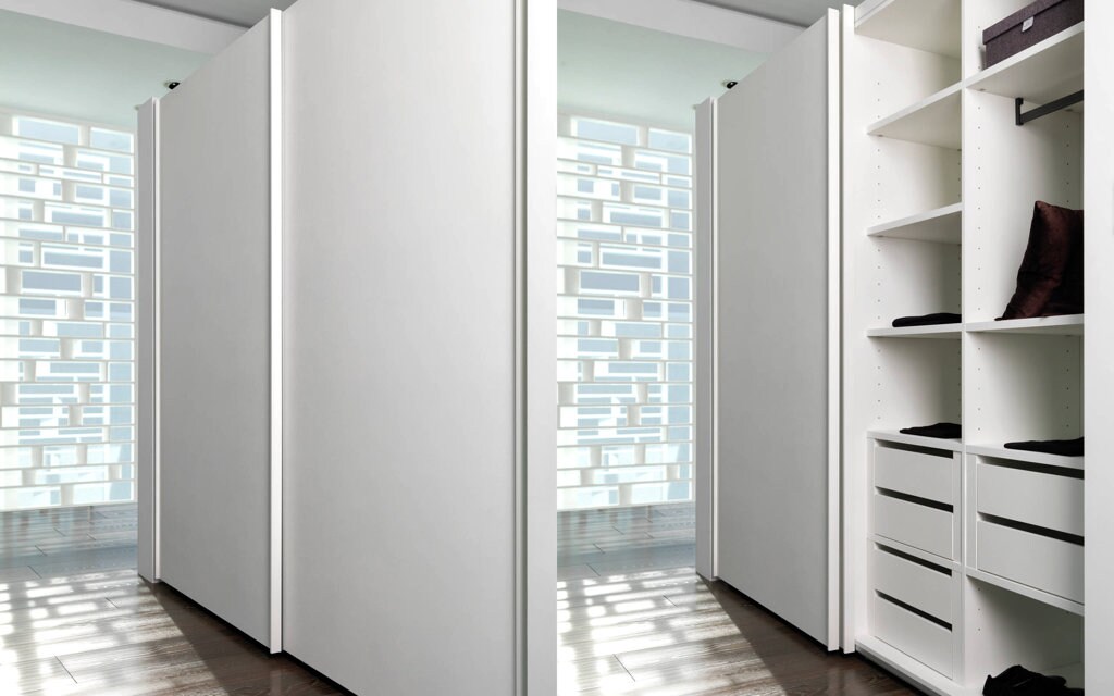 Closet emotions E6 Roble Torrefacto · Cristal Bronce · Negro Sable - Porcelanosa