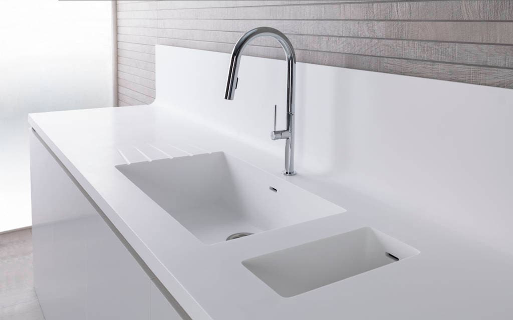 Superfícies de trabalho e bancadas KRION® 1100 Snow White  - Porcelanosa