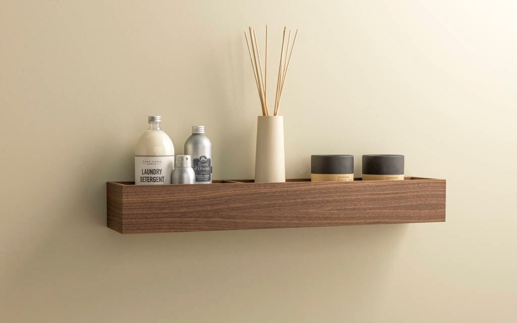 Bathroom accessories Balda Bandeja L Habana Dark 21,5 cm x 37 cm x 1,4 cm - Porcelanosa