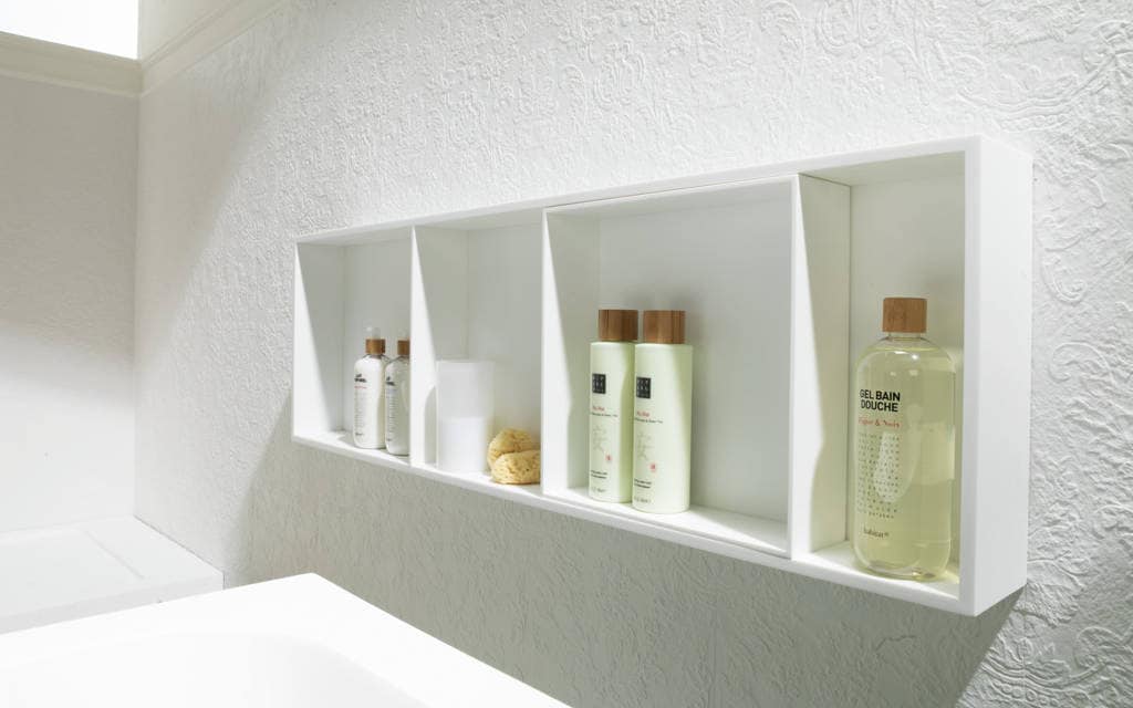 Bathroom accessories Balda Bandeja L Habana Dark 21,5 cm x 37 cm x 1,4 cm - Porcelanosa