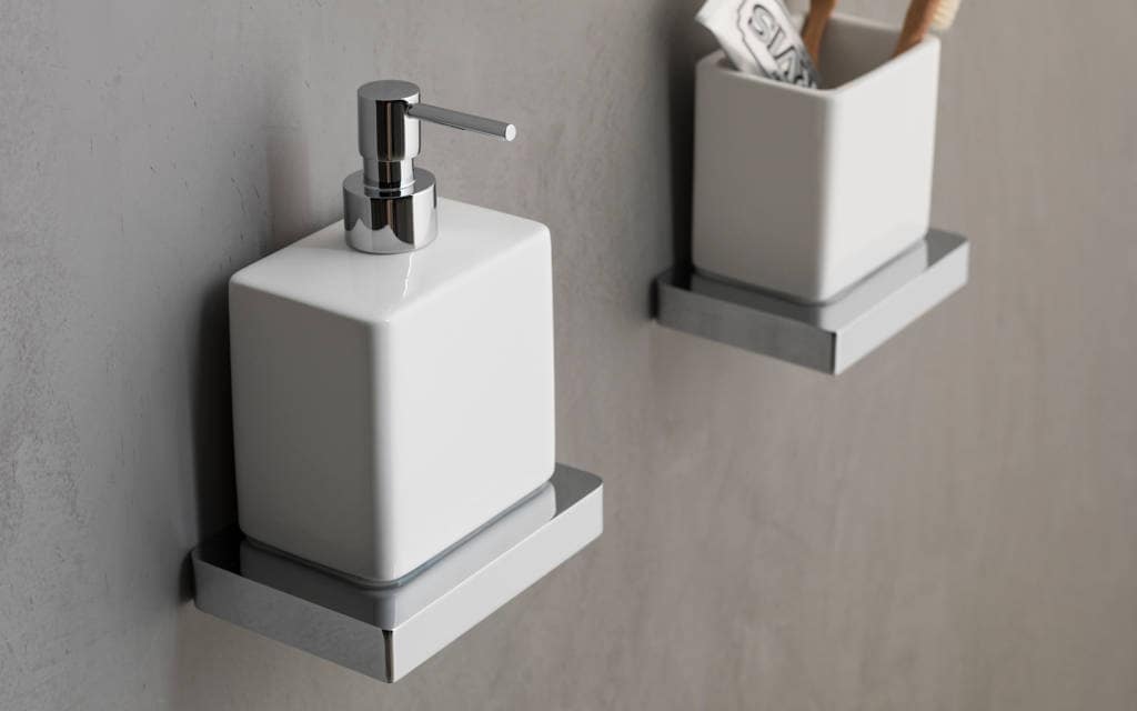 Bathroom accessories Balda Bandeja L Habana Dark 21,5 cm x 37 cm x 1,4 cm - Porcelanosa