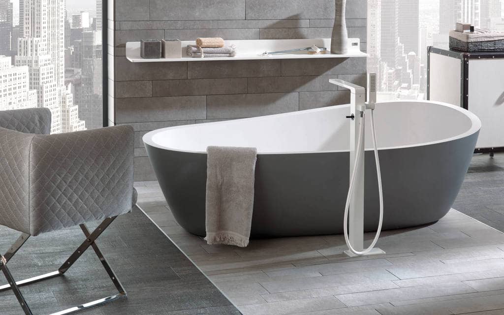 STON-KER® 도자기 그레이 포장도로 Aston Acero Multiformato - Porcelanosa
