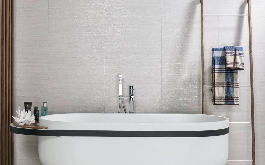 Vinylverkleidung Linkfloor Contract Grey 123,5 cm x 30,5 cm x 0,62 cm - Porcelanosa