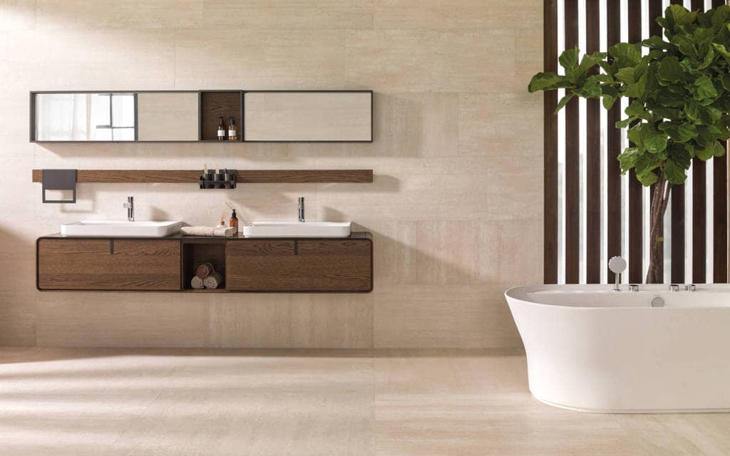 Revestimento cerâmico Dover Acero 33,3 cm x 100 cm - Porcelanosa