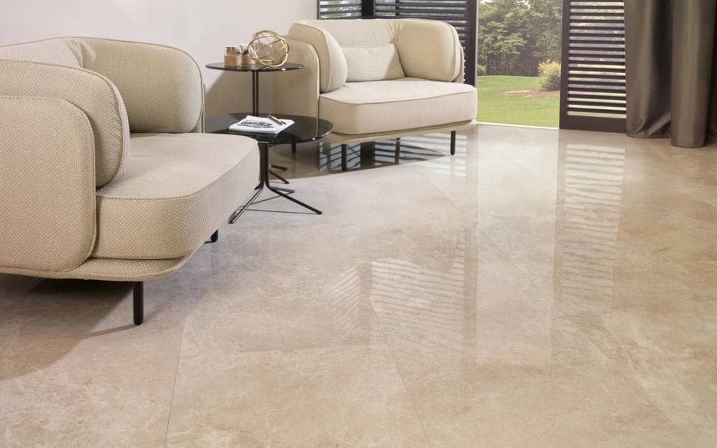 Suelo porcelanico beige