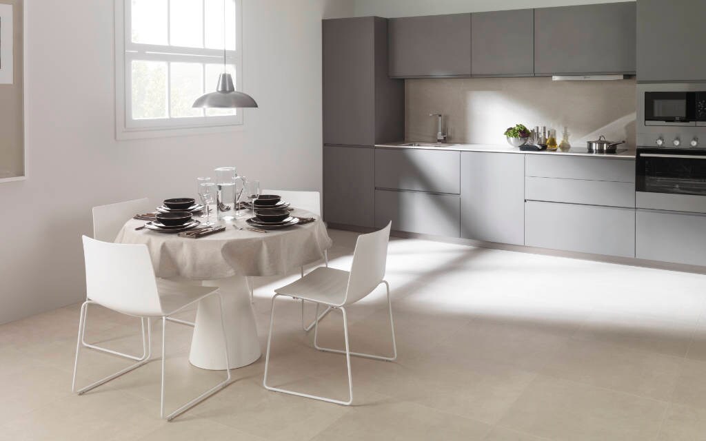 Piso porcelanato técnico Core Sand Nature 80 cm x 80 cm - Porcelanosa