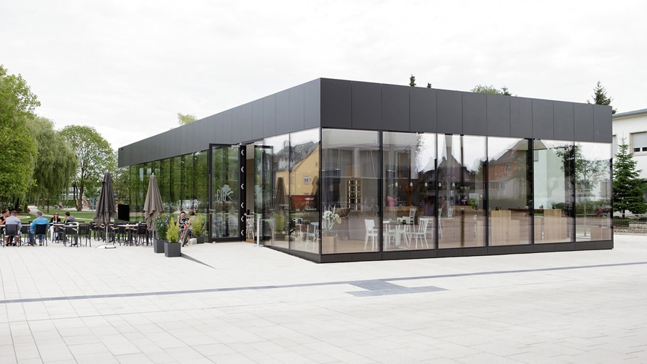 Проекты PORCELANOSA Grupo: экологически эффективный ресторан в Бертранже (Люксембург) — настоящее удовольствие для всех человеческих чувств