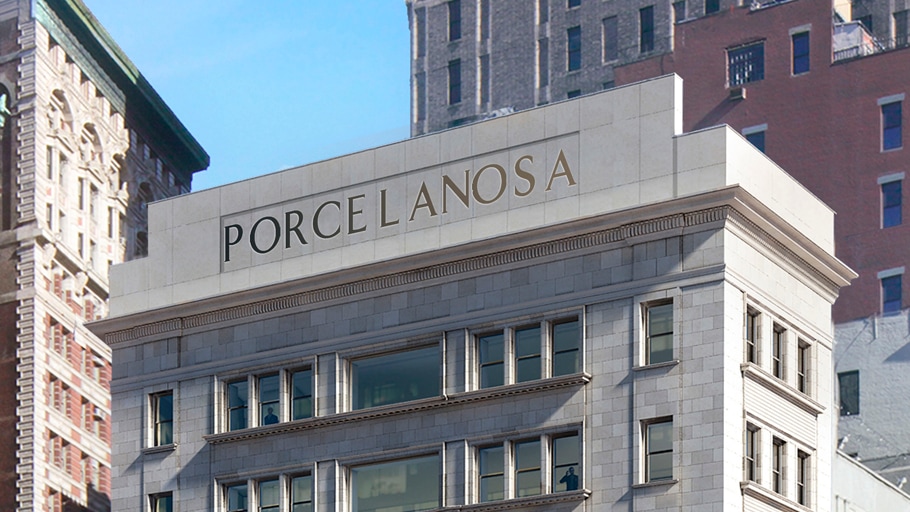 From the Commodore Criterion to the PORCELANOSA building: the living history of the new NY flagship